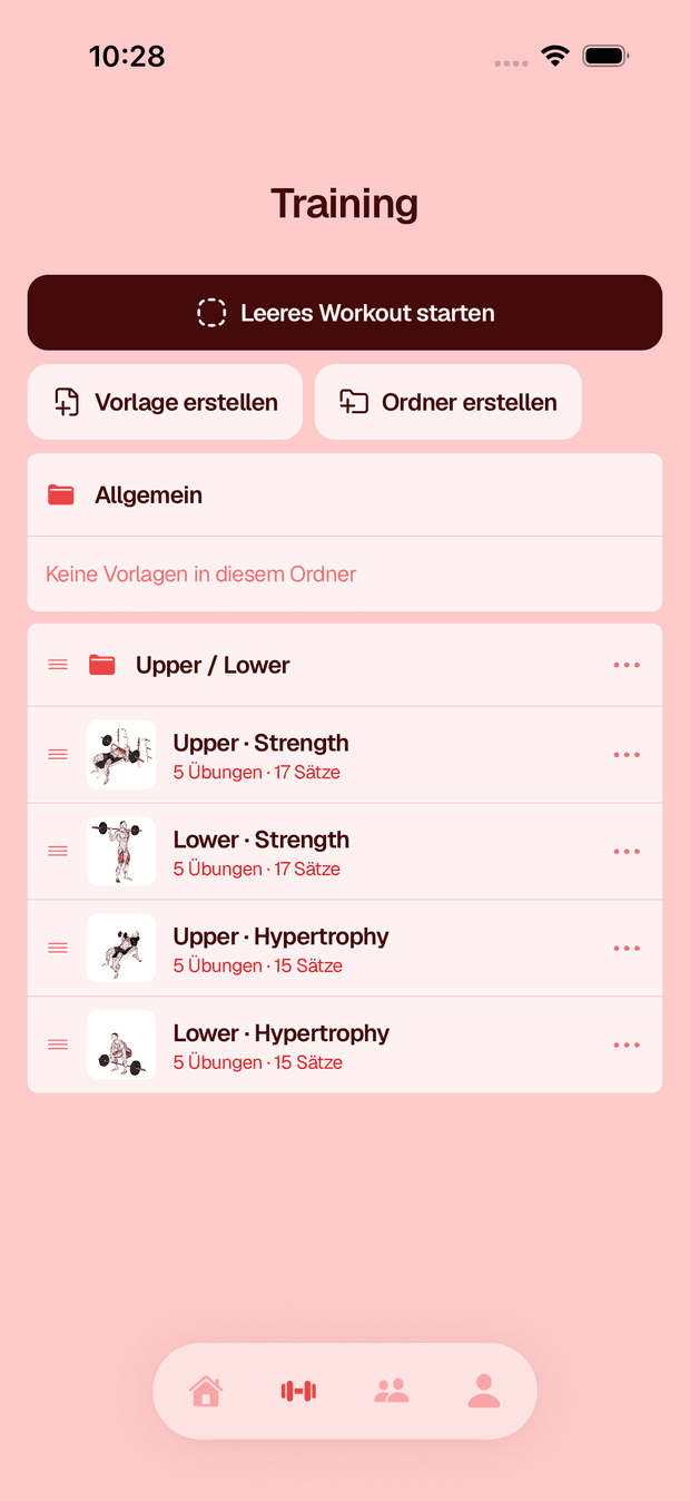 Crank Istanbul theme — workout screen