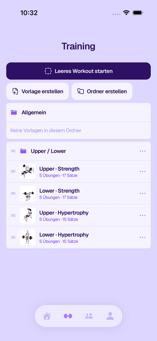 Crank Okinawa theme — workout screen