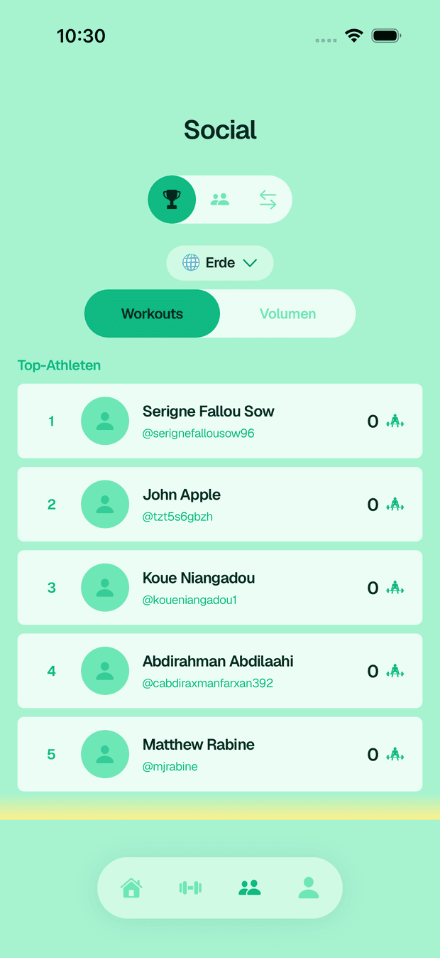 Crank Oslo theme — social screen