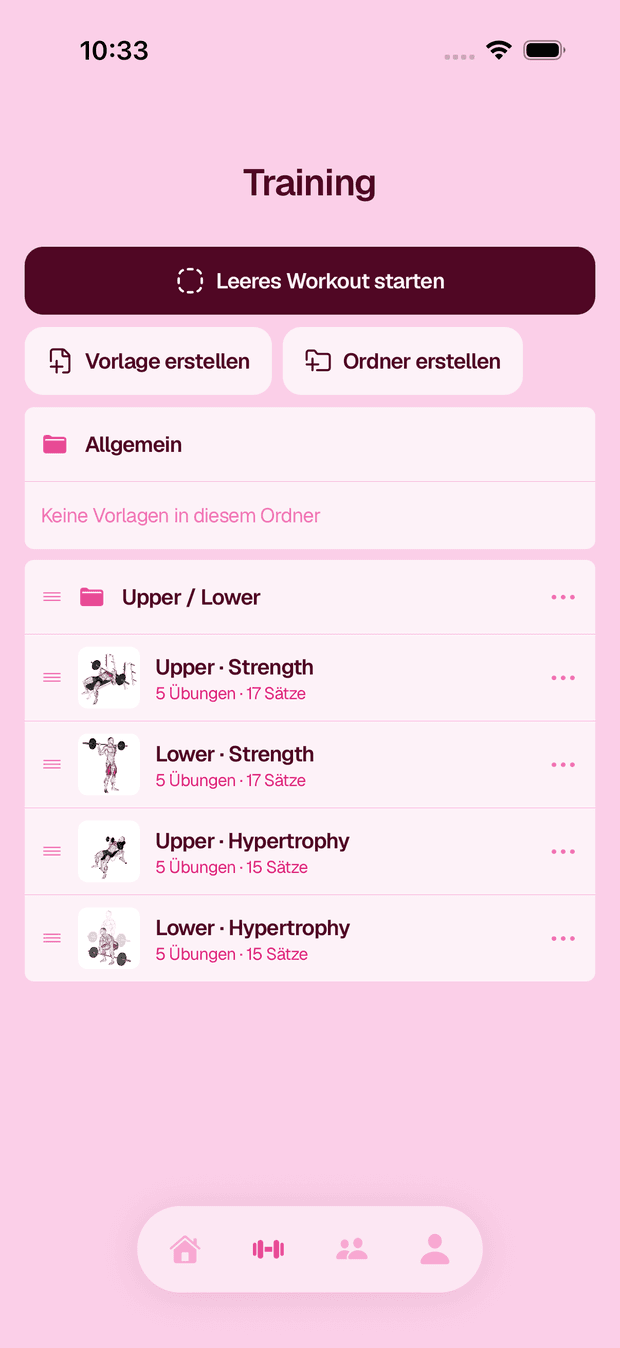 Crank Socotra theme — workout screen