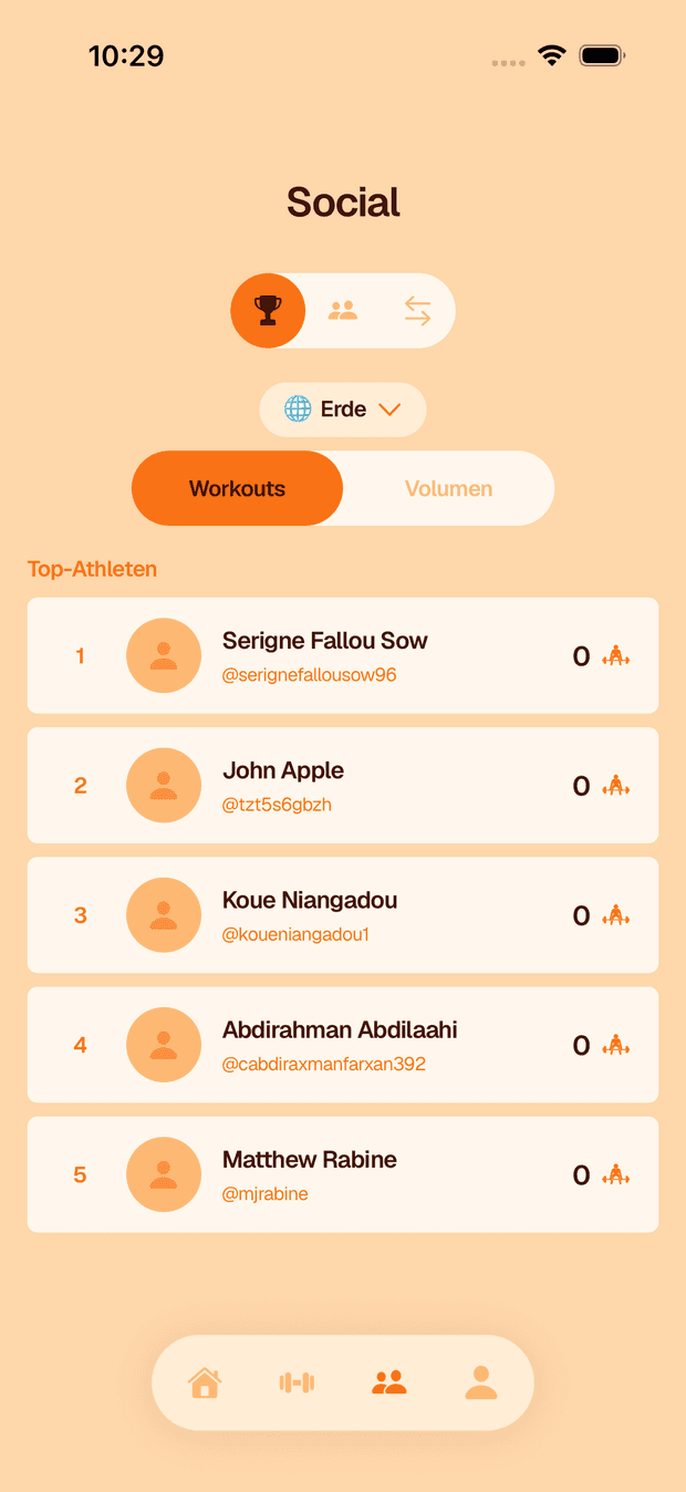 Crank Tehran theme — social screen
